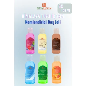 6 Adet, Nemlendirici, Himalaya Tuzlu, Banyo Ve Duş Jeli 6 X 100 ml
