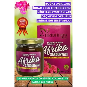 Afrika Sardunyası Macunu Özel üretim mentollü Okaliptuslu 240GR