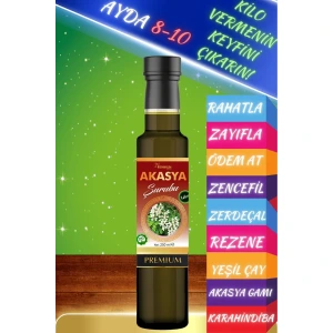 Acacia Akasya Gamı Şurubu 250 ml Ödem Atmaya Yardımcı Detox Şurubu