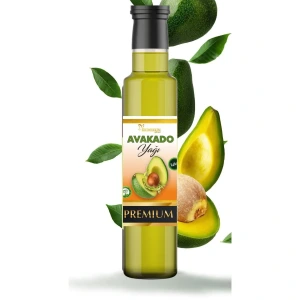 Avokado Yağı %100 Soğuk Sıkım Cam Şişe Avakado Yağı Doğal 250 ml Avocado Oil