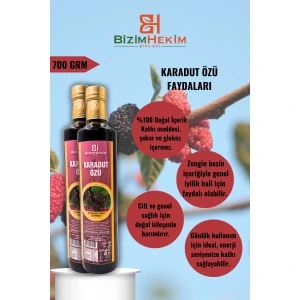 Karadut Özü 700 gr %100 Doğal- Şeker Glukoz Katkısız Renklendirici İçermez