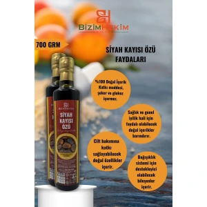 Siyah Kayısı Özü 700 gr %100 Doğal- Şeker Glukoz Katkısız Renklendirici İçermez