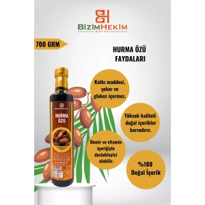 Hurma Özü 700 gr %100 Doğal- Şeker Glukoz Katkısız Renklendirici İçermez