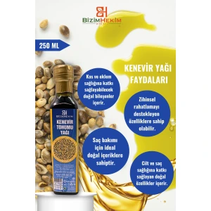 Kenevir Yağı 250 ml – Doğal ve Soğuk Sıkım