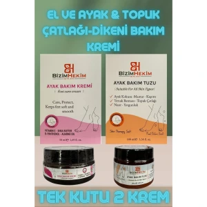 Ayak Bakım Kremi Topuk Dikenine ve Çatlaklara Özel Besleyici Bakım Kremi Ayak Tırnak Mantar 150ml
