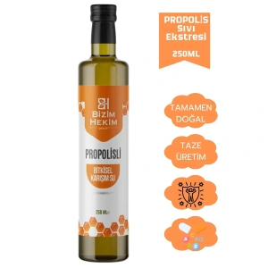 Propolis Sıvı Ekstresi Propolis Extract Bitkisel Karışım Su 250 ml