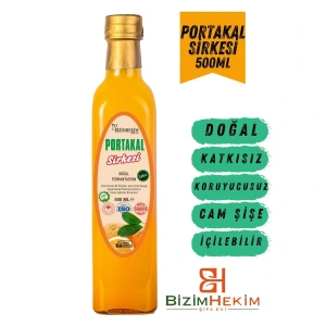 Portakal Sirkesi %100 Doğal Fermantasyon Koruyucusuz Katkısız 500 ml