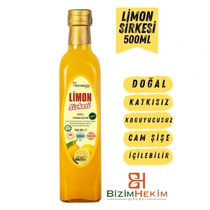 Limon Sirkesi %100 Doğal Fermantasyon Koruyucusuz Katkısız 500 ml