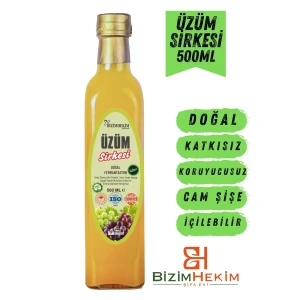Üzüm Sirkesi %100 Doğal Fermantasyon Koruyucusuz Katkısız 500 ml