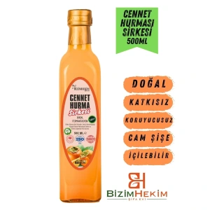 Cennet Hurması Sirkesi %100 Doğal Fermantasyon Koruyucusuz Katkısız 500 ml