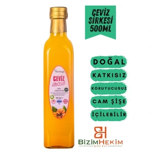 Ceviz Sirkesi %100 Doğal Fermantasyon Koruyucusuz Katkısız 500 ml