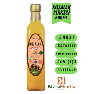 Kozalak Sirkesi %100 Doğal Fermantasyon Koruyucusuz Katkısız 500 ml