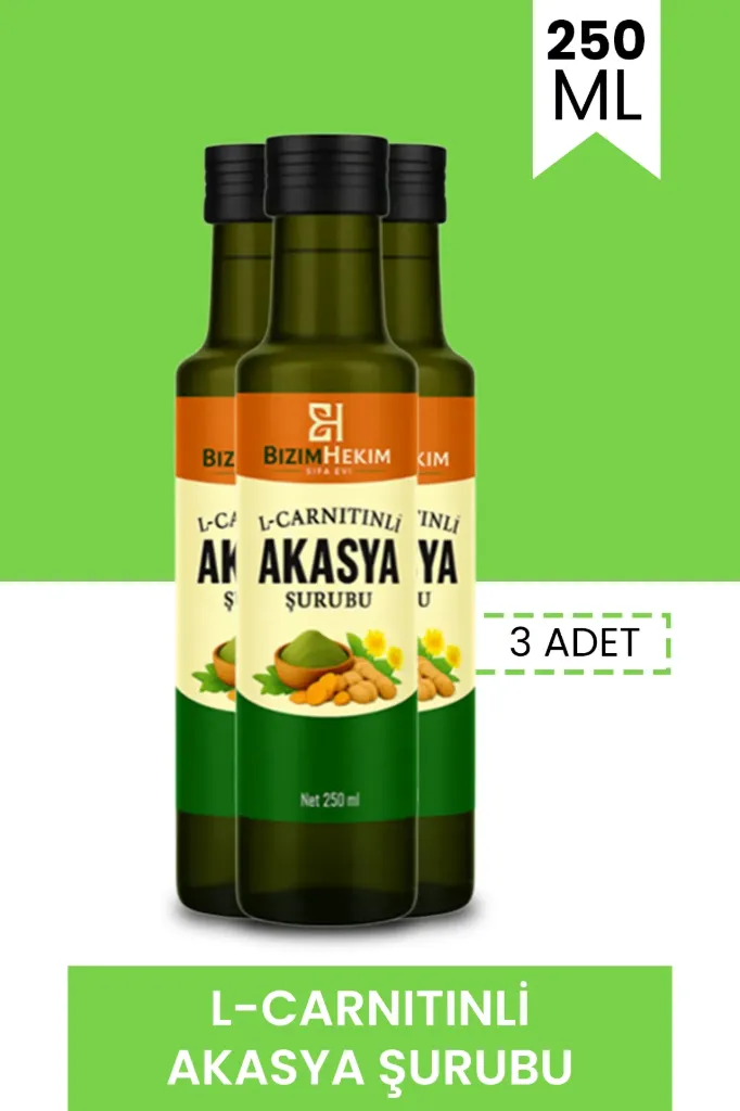 Akasya Gamı Şurubu 250ml (3 ADET)