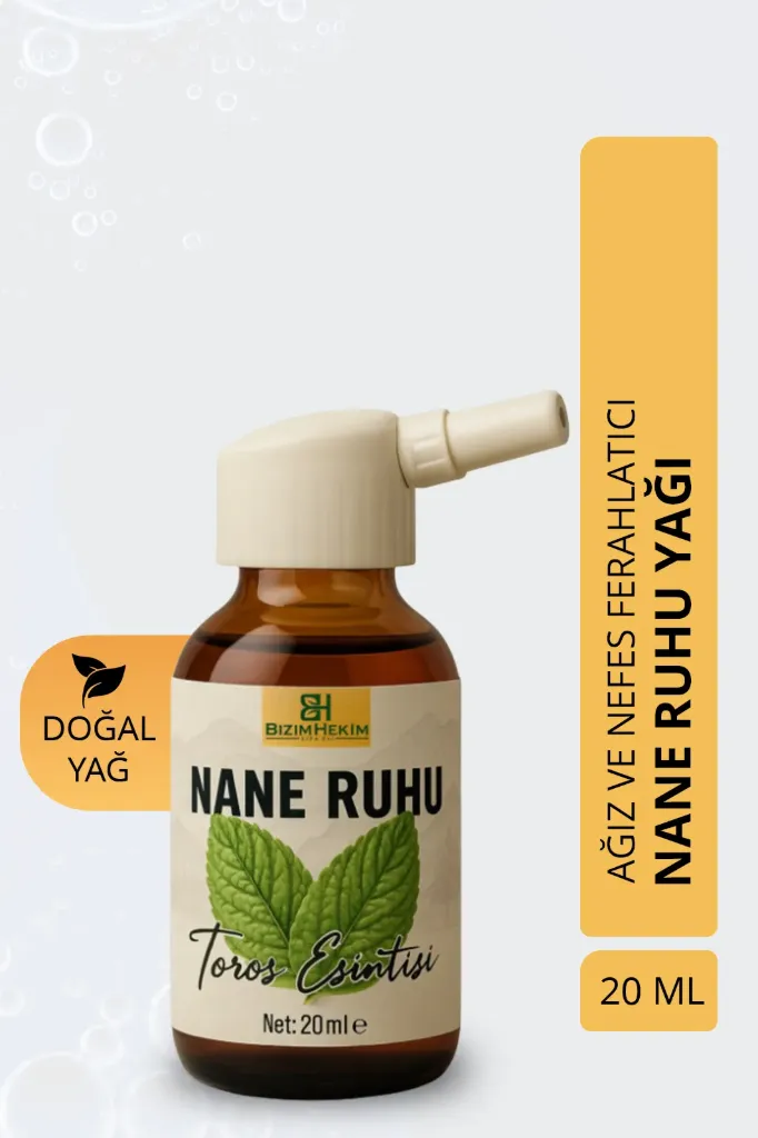 Nane Ruhu Yağı 20 ml – Doğal Mentol Ferahlığı, Ağız ve Nefes Ferahlatıcı