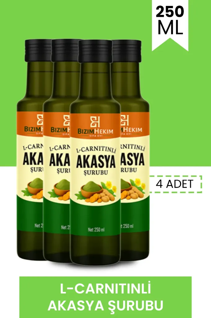 Akasya Gamı Şurubu 250ml (4 ADET)