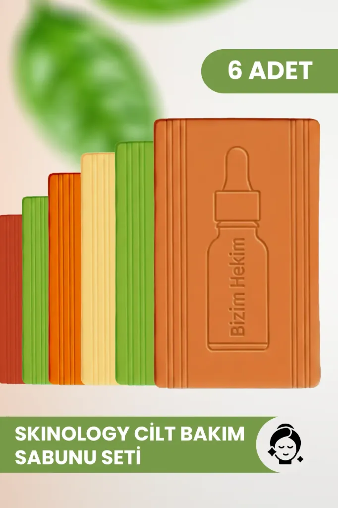 6’lı Doğal Cilt Bakım Sabunu Seti | , Leke, Gözenek, Aydınlatıcı