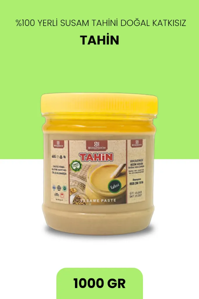 %100 Yerli Susam Tahini Doğal Katkısız