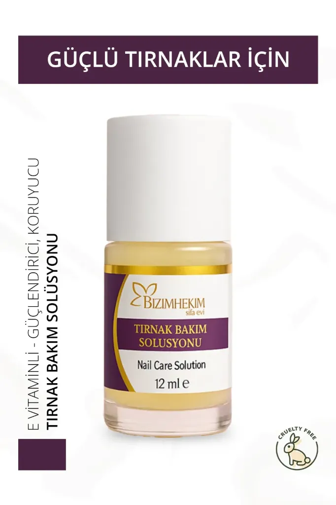 E Vitaminli Tırnak Bakım Solüsyonu 12 ml | Tırnak Güçlendirici & Nemlendirici
