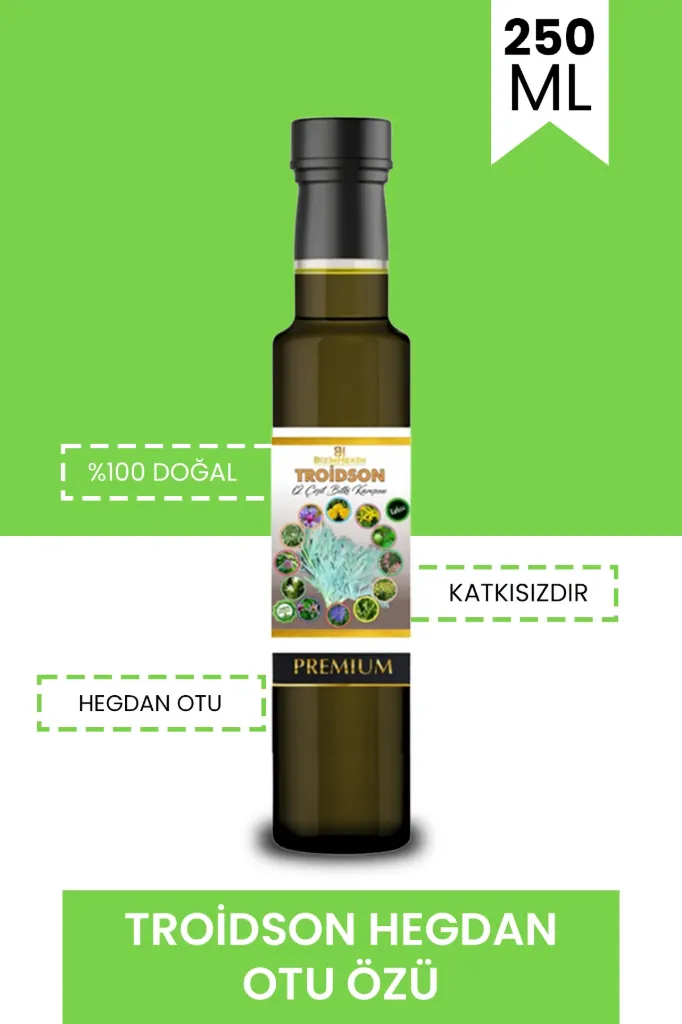 TİROİDSON Hegdan Otu Özü 12 Çeşit Bitki Karışımı Yüksek miktarda omega-6