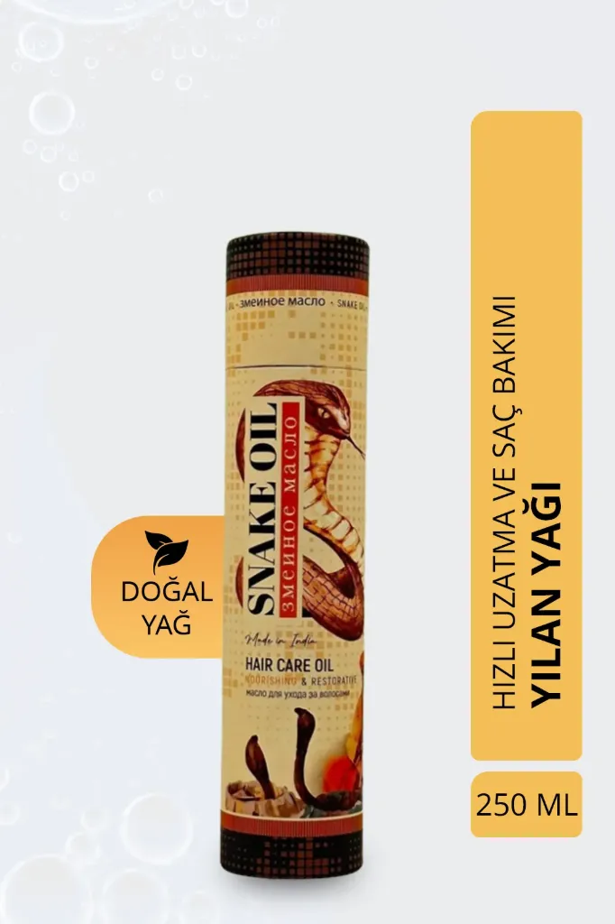 Snake Oil Hızlı Uzatma Saç Bakım Yağı Saç Güçlendirme ve Yenileme Formüllü Yılan Yağı 250 ml