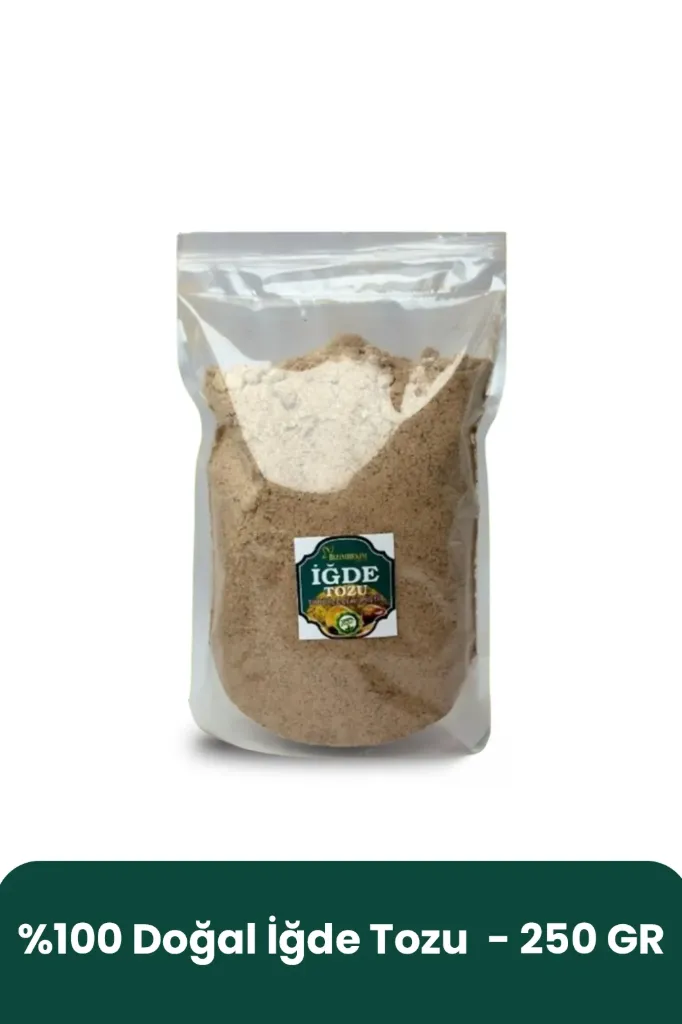 250 Gr. Sadece Iğde Tozu (İĞDE TÜMÜYLE ÖĞÜTÜLMÜŞTÜR) % 100 Doğal Günlük Çekim