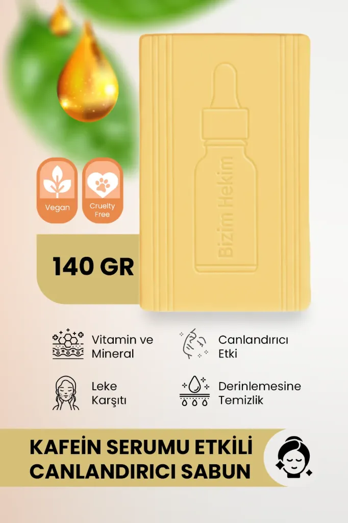 Kafein Serumu Etkili Canlandırıcı Yüz Sabunu
