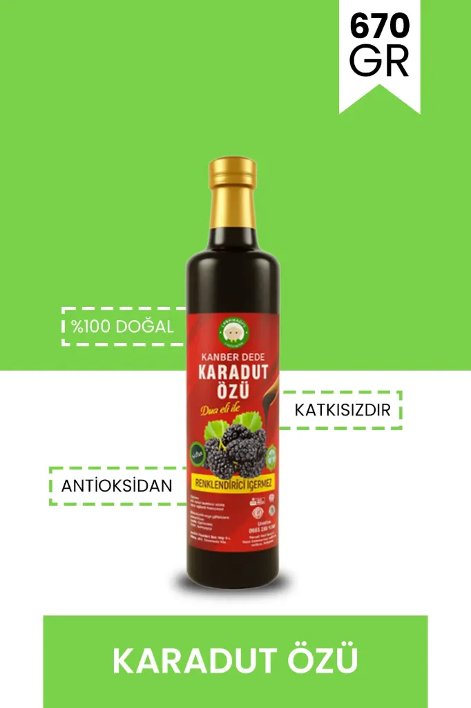 Karadut Özü 670 g – %100 Doğal, Katkısız & Yoğun Kıvam