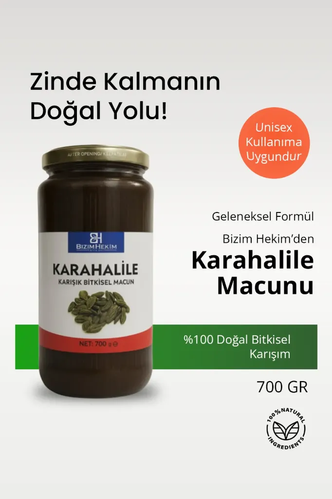 Karahalile Macunu Geleneksel Formül 700g - BizimHekim Doğal Bitkisel