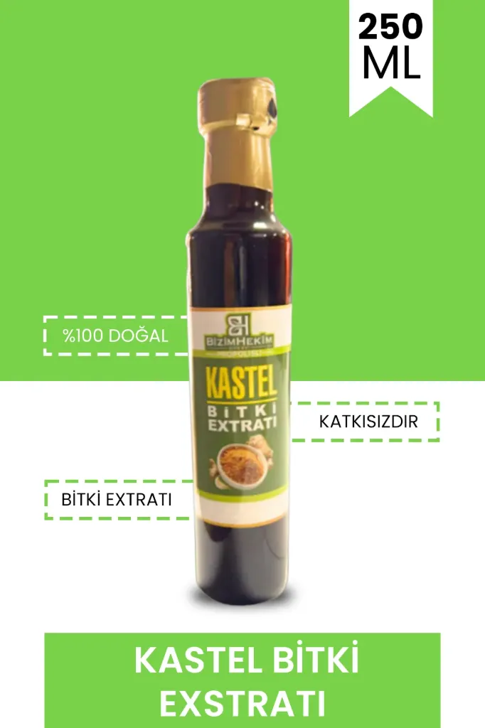 Kastel bitki exstratı Karaciğer Detoksu %100 Doğal 250 Ml