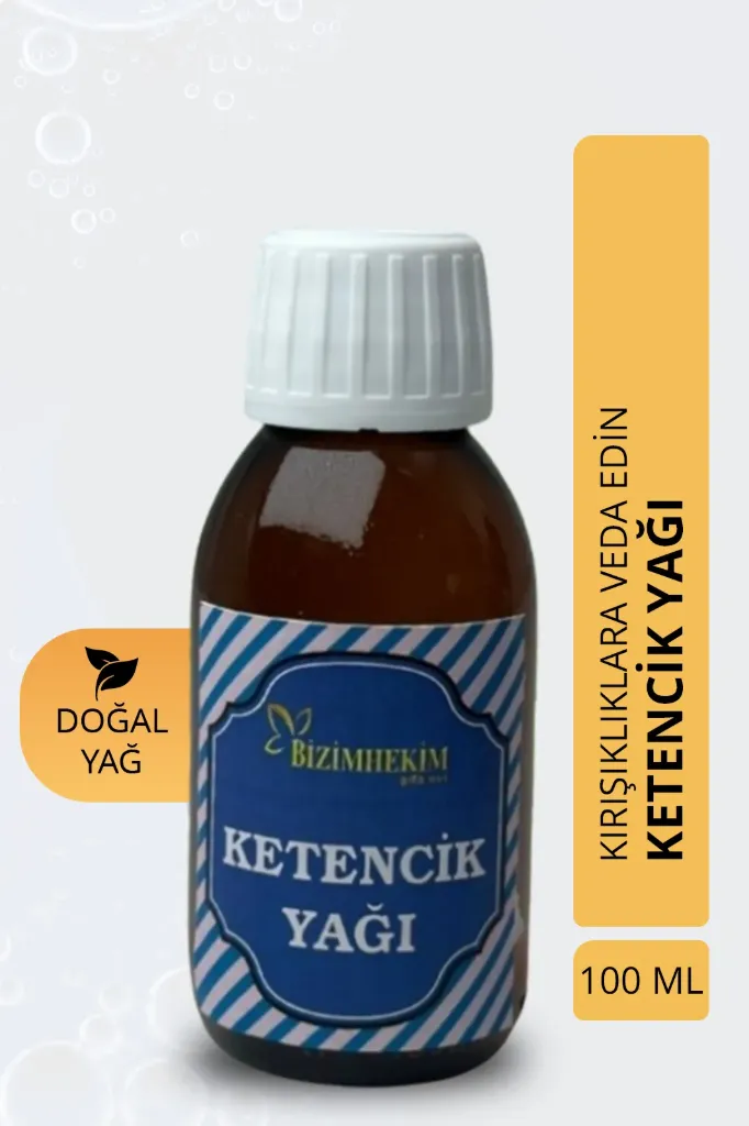 Ketencik Yağı 100 ml %100 Saf, Doğal Ketencik Tohumu Yağı Soğuk Sıkım