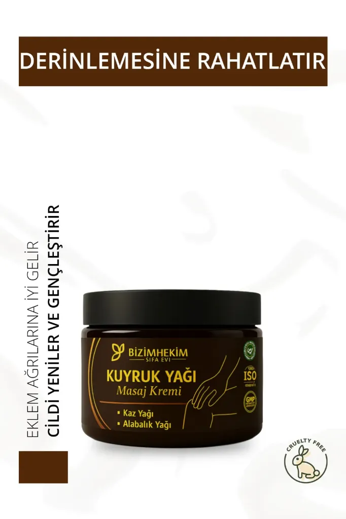 Kuyruk Yağı Kremi 350 ml %100 Doğal Güçlendirilmiş Özel Ibn-i Sina Formülü