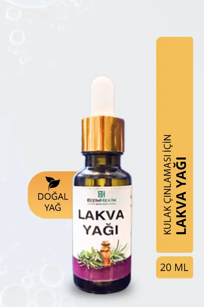 Lakva Yağı %100 Doğal Kulak Bakım Yağı 20 ml kulak çınlaması için 20ml yağ