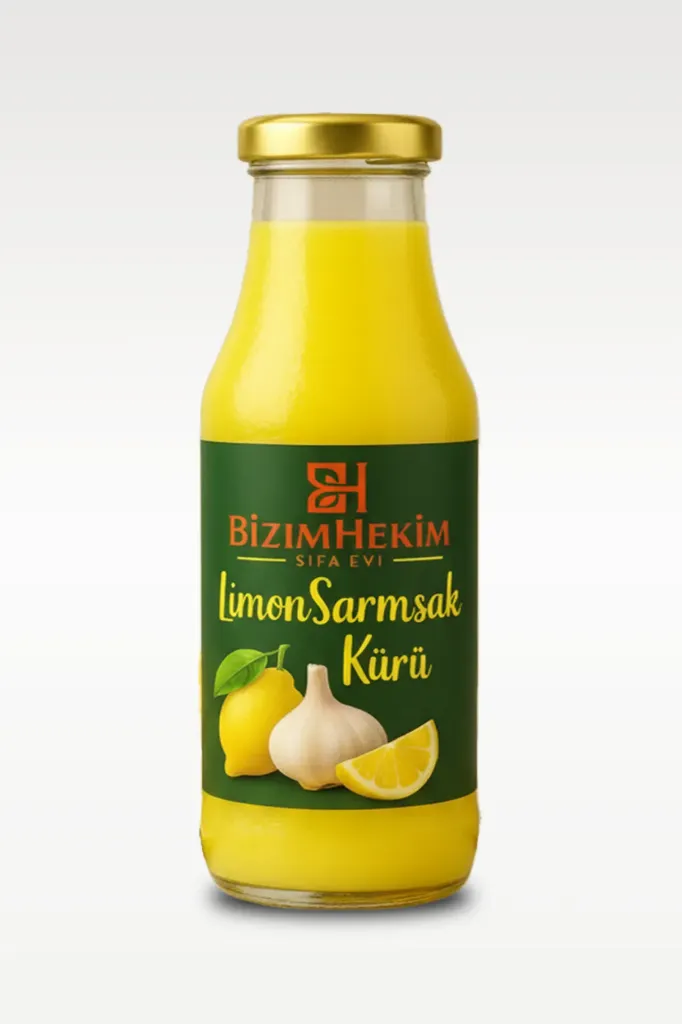 Limon Sarımsak Kürü El Yapımı %100 Doğal Katkısız 1000 ml Sağlıklı Pvc Şişe 40 gün dinlendirilmiştir